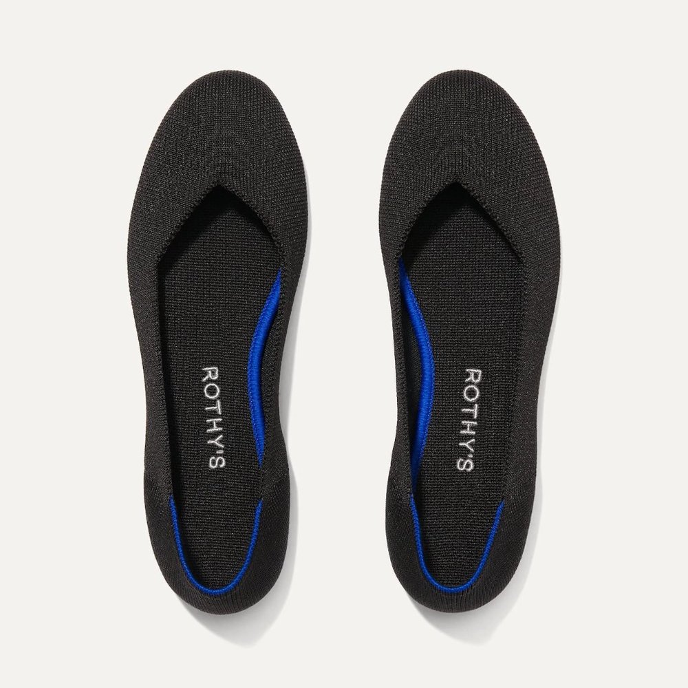 Rothy's "The Flat" in Black 7 *GUC*